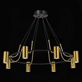 SL1215.403.08 Светильник подвесной ST-Luce Черный, Латунь/Латунь GU10 8*5W 4000K.