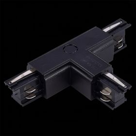 ST030.409.16L1 Т-образный токоподвод левый 1 для трехфазного шинопровода ST-Luce Черный.