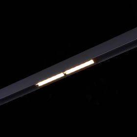 ST804.436.12 Магнитный трековый светильник Черный LED 1*12W 3000K 700Lm Ra>90 120° IP20 L220xW22xH46.