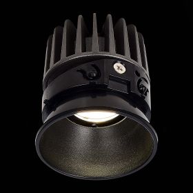 ST851.448.07 Светодиодный модуль Черный LED 1*7W 4000K 560Lm Ra90 36° IP20 D69xH75 220-240V(глянец).