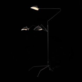 SL305.405.03 Торшер ST-Luce Черный/Черный, Белый E27 3*60W.