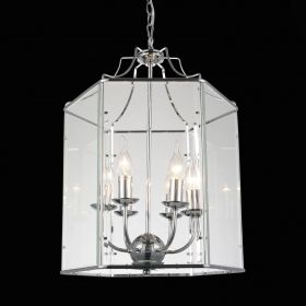 SL228.103.06 Люстра подвесная ST-Luce Хром/Прозрачный E14 6*40W.