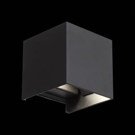 SL560.401.02 Светильник уличный настенный ST-Luce Черный/Черный LED 2*3W 4000K.