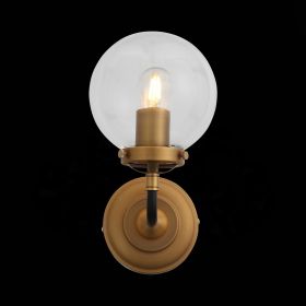 SL234.401.01 Бра ST-Luce Черный, Золото/Прозрачный E27 1*40W.