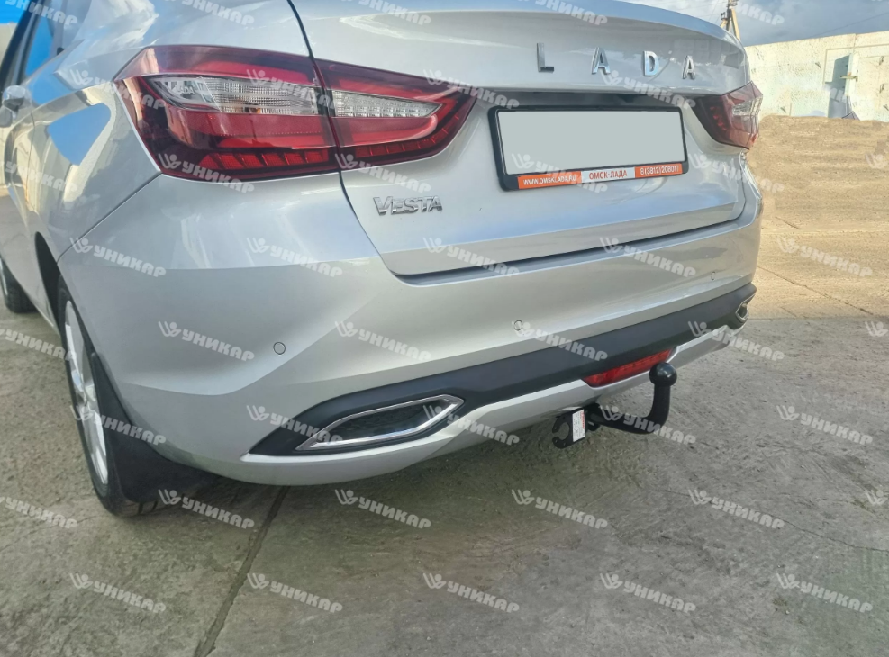 Фаркоп "Уникар" на LADA VESTA NG, LADA VESTA SW CROSS NG (2023-...)