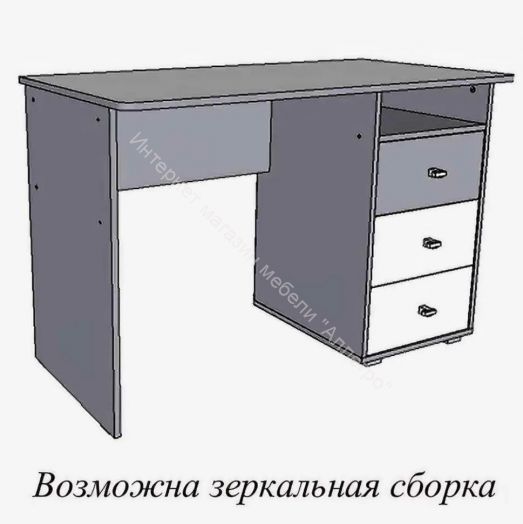 Полка настольная Омега 18 (надстройка)