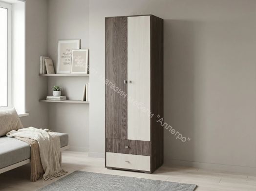 Шкаф 2-х дверный для белья Омега 18