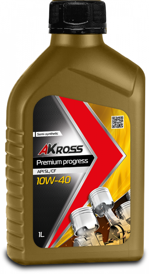 AKross Premium Progress 10W-40 SL/CF, 1л