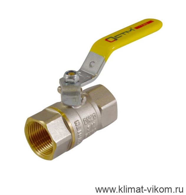 Кран шар. для газа 3/4" г/г рычаг  ГАЗ