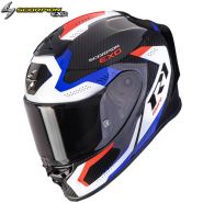 Шлем Scorpion EXO-R1 Evo Carbon Air Propel, красно-синий