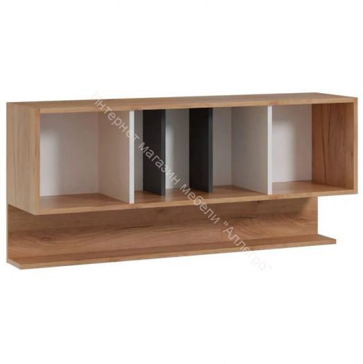 Полка навесная Омега 3 с дверками