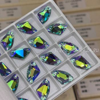 K9 Luxe Пришивные Стразы Aqua_SHIM Галактик 12*19 мм