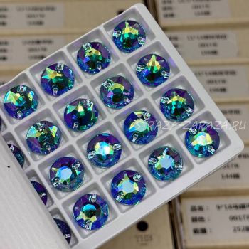 K9 Luxe Пришивные Стразы Aqua_SHIM Сириус 14 мм