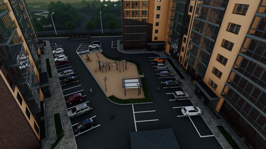 2-комнатная квартира 44,62кв.м. Генерала Тихонова 1