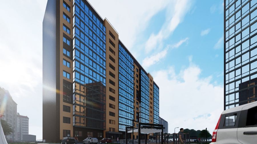 2-комнатная квартира 48,27кв.м. Генерала Тихонова 3