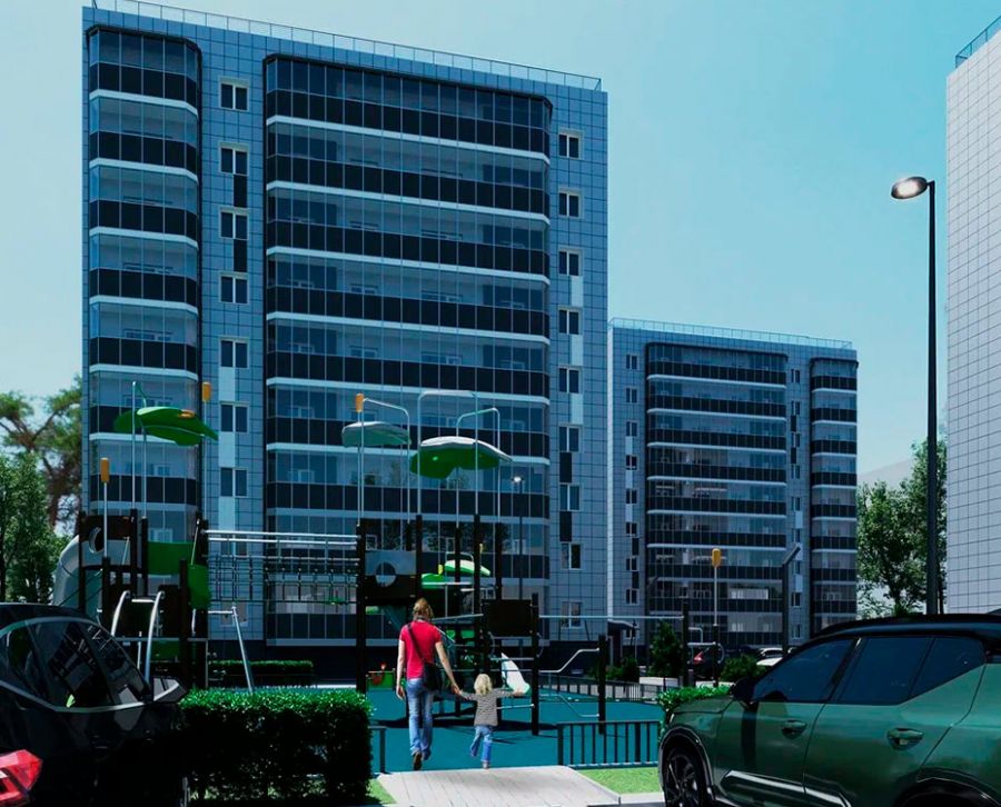 2-комнатная квартира 52,33кв.м. Трудовая, 93