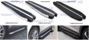 Подножки боковые, серия Blackline, Додж Нитро до 2012 г.в.