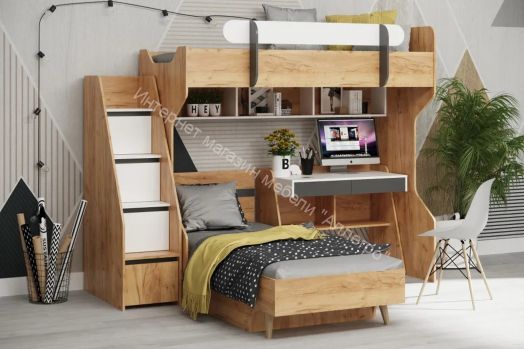 Кровать одинарная Омега-3 (800*1900)