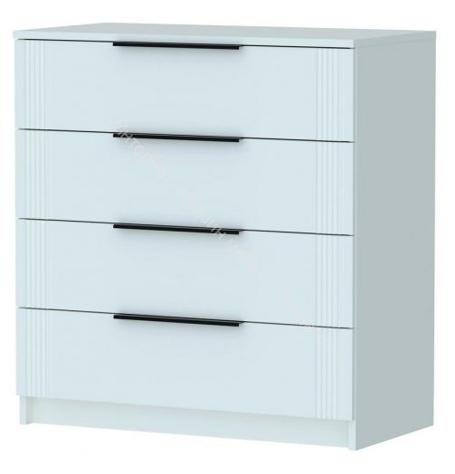 Комод Ольга 6 с 4-я ящиками Белый