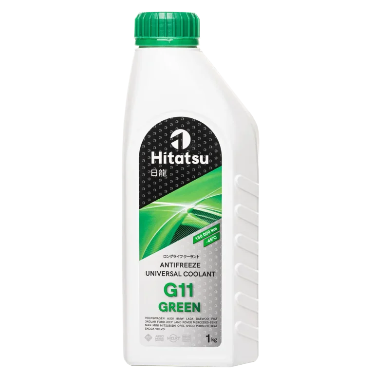 Hitatsu Antifreeze G11 (-45C) Green Universal coolant, 1л