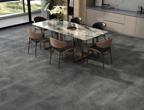 LVT плитка Evofloor Stone Glue Dark Concrete - Тёмный Бетон 2.5 мм