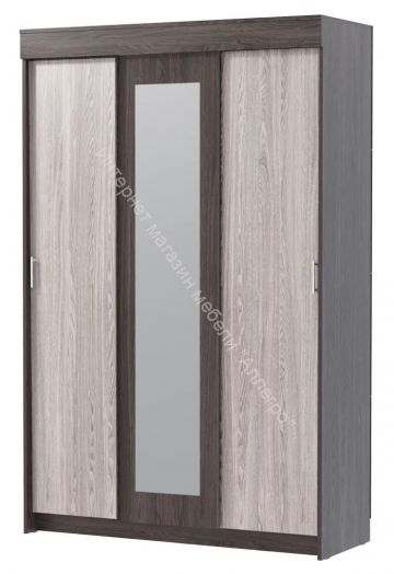 Шкаф-купе "Мираж 11" 3-х дверный с зеркалом