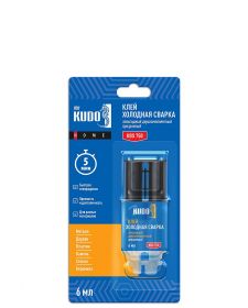 Клей Двухкомпонентный Kudo Home KBS-750 6мл Прозрачный, Эпоксидный / Кудо.