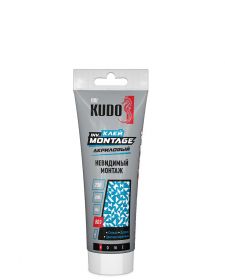 Клей Акриловый Kudo Inv.Montage KBT 320 280мл Прозрачный для Невидимого Монтажа / Кудо.