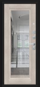 Входная Дверь Bravo Форм/BChrome Almon/Cappuccino Melinga 860x2050, 960x2050мм / Браво.