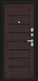 Входная Дверь Bravo Прайм/BChrome Almon/Wenge Melinga 960x2050мм Левое Открывание / Браво.
