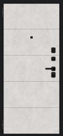 Входная Дверь Bravo Граффити-1 Инсайд/SBlack Букле Черное/Look Art 860x2050, 960x2050мм / Браво.