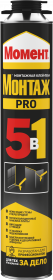 Клей-Пена Момент Монтаж 5в1 Профессиональная 0.75кг для Фиксации Панелей, Элементов Отделки и Лестничных Ступеней.