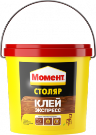 Клей Момент Столяр Экспресс 3кг для Всех Пород Дерева на Основе Водной Дисперсии.