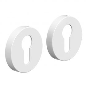 Накладка Цилиндровая Bravo System R012Y МатБелая Для Межкомнатных Дверей / Браво.