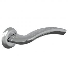 Ручка Дверная Bravo A-426 SC/C МатХром/Хром Для Межкомнатных Дверей / Браво.