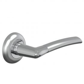 Ручка Дверная Bravo A-443 SC/C МатХром/Хром Для Межкомнатных Дверей / Браво.