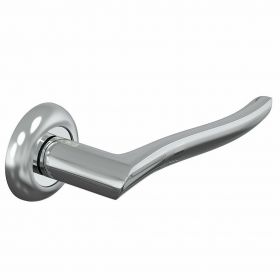 Ручка Дверная Bravo A-477 SC/C МатХром/Хром Для Межкомнатных Дверей / Браво.