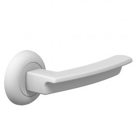 Ручка Дверная Bravo A-493 W Белая Для Межкомнатных Дверей / Браво.