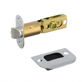 Ручки-Защелка Bravo KS-1R SC МатХром Для Межкомнатных Дверей / Браво.