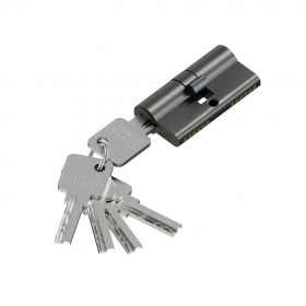 Цилиндр Симметричный Bravo KAB-6.3S 56(28/28) SGraphite для Межкомнатных Дверей / Браво.