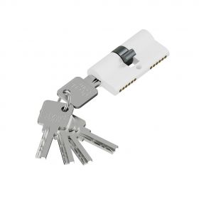 Цилиндр Симметричный Bravo KAB-6.3S 56(28/28) SWhite для Межкомнатных Дверей / Браво.