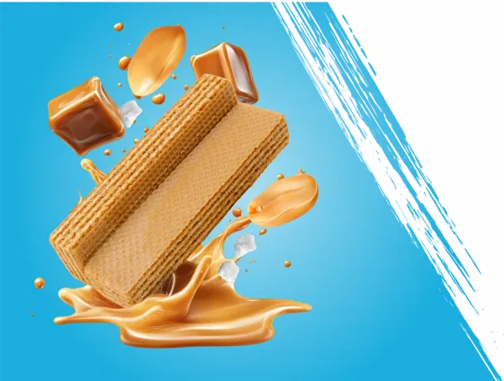 Вафли сладея угощает соленая карамель 2,8 кг