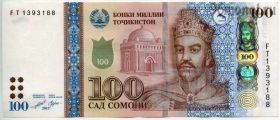 Таджикистан 100 сомони 2022