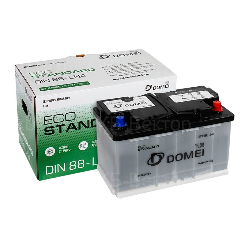 Акб DOMEI Eco STANDARD DIN LN4 88Ач 820А