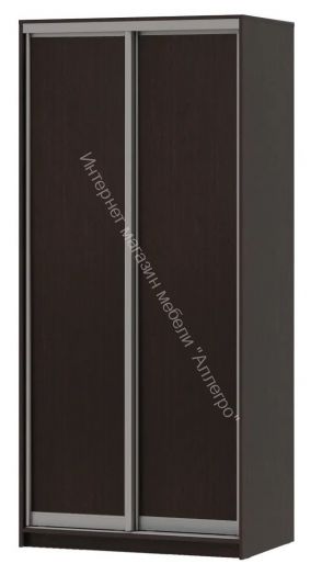 Шкаф-купе "Мираж 10.2" 2-х дверный Венге