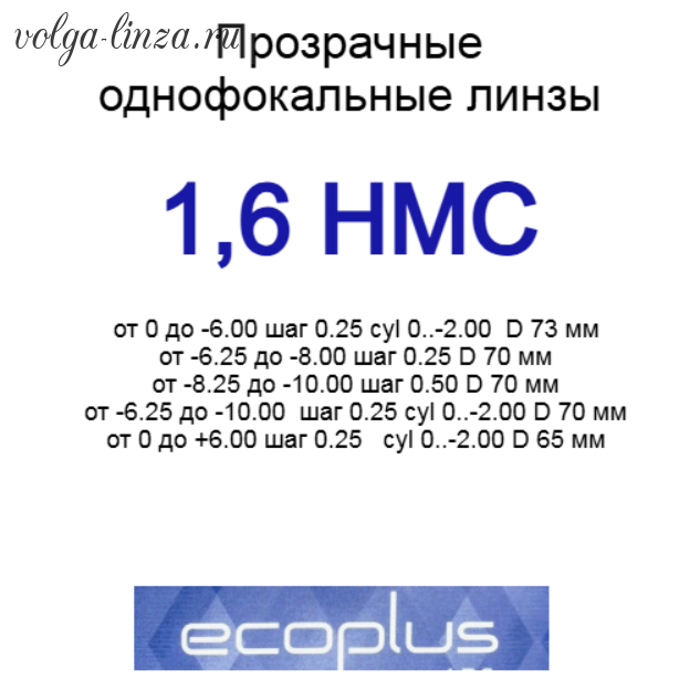 Ecoplus 1.60  HMC