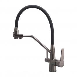 Frap F4374-15 — mətbəx smesiteli daxili filtrli içməli su kranı ilə