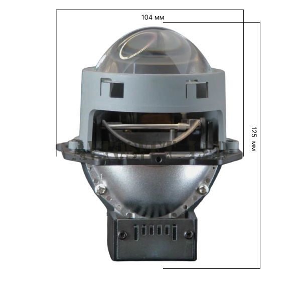 Светодиодные би-линзы BI-LED-AS14 для грузовых автомобилей (BI-LED дальний, ближний свет)