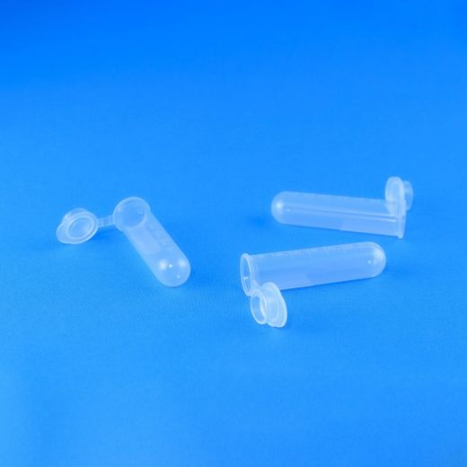 Пробирка цилиндрическая 7 мл, 15х62 мм, п/п, нестерил, без град-ки, с защелк-ся крышкой, Gr.Med, 200 шт/упак