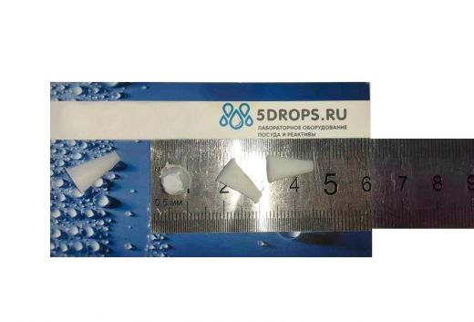 Пробка силиконовая по ГОСТу, № 5, 7/3 мм, 50 шт/упак